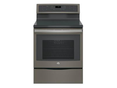 30" GE Profile Free Standing Electric True Convection Range with Touch Controls and Induction Elements - PHB920EJES