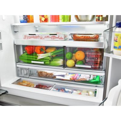 36" Whirlpool 32 cu. ft. French Door Refrigerator with Infinity Slide Shelf - WRF992FIFM