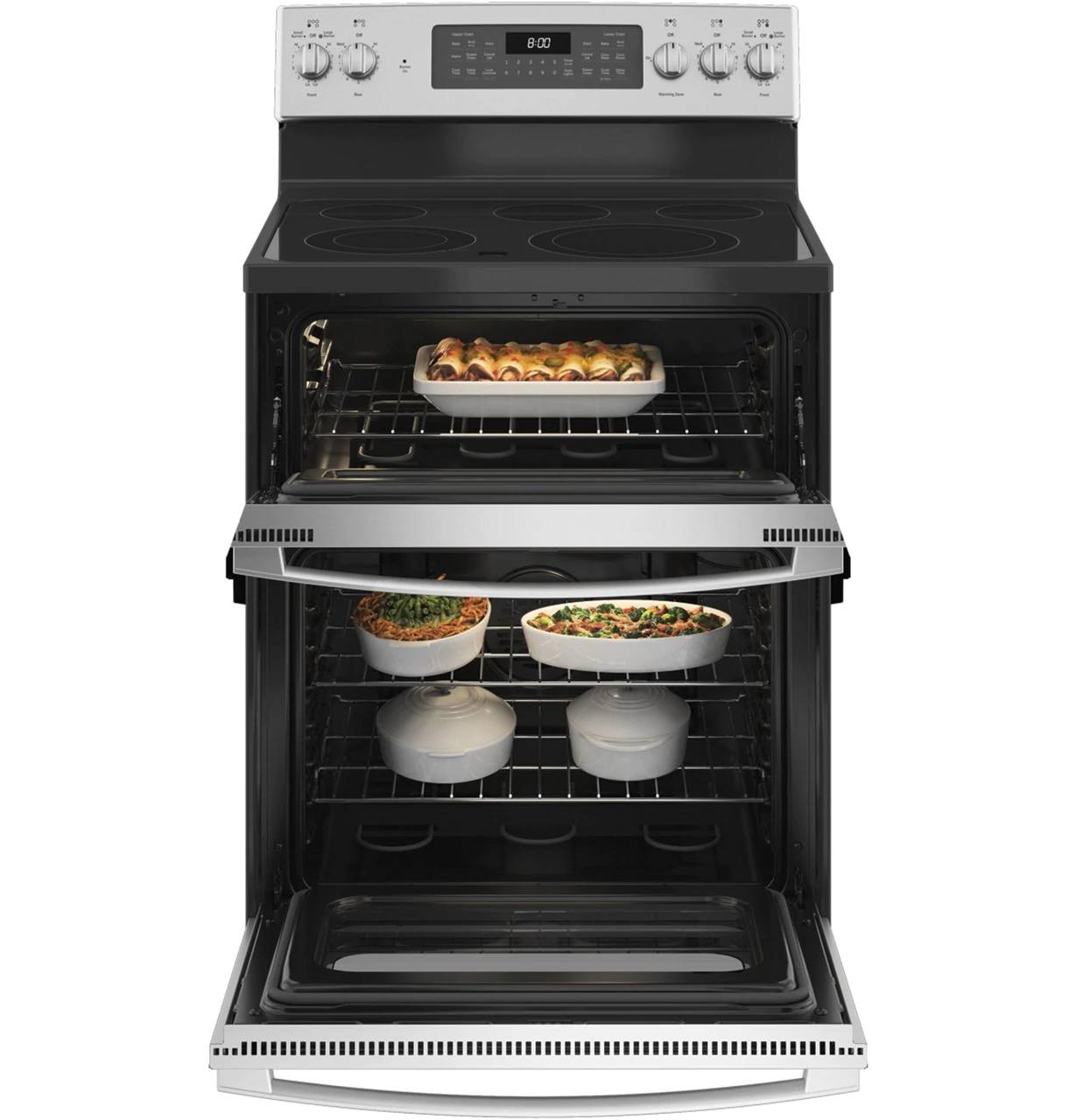 Ge Jbs86spss 30 66 Cu Ft Free Standing Electric Double Oven Conv