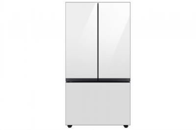 22 cu. ft. Smart 3-Door French Door Refrigerator with External Water  Dispenser in Fingerprint Resistant Stainless Steel Refrigerators -  RF22A4221SR/AA