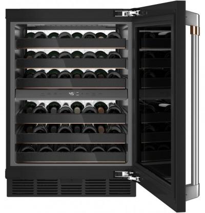 24" Café 4.7 Cu. Ft. Wine Center with 46 Wine Bottle Capacity in Matte Black - CCP06DP3PD1