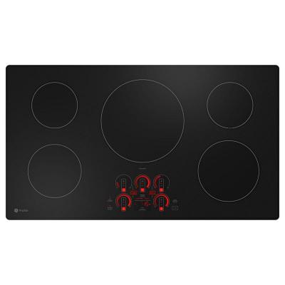 36" GE Profile Built-in Touch Control Induction Cooktop in Black - PHP7036DTBB