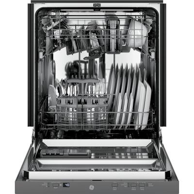 24" GE ADA Compliant Stainless Steel Interior Dishwasher with Sanitize Cycle - GDT226SILII