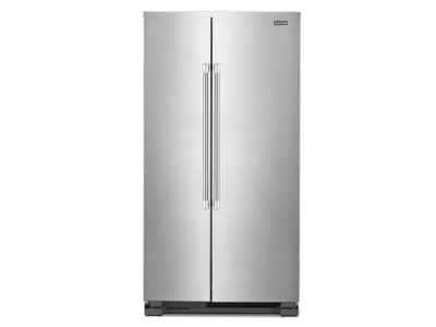 36" Maytag 25 Cu. Ft. Wide Side-by-Side Refrigerator in Stainless Steel