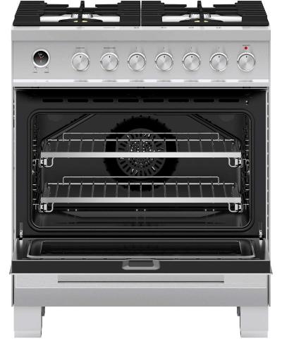 30" Fisher & paykel Dual Fuel Range  - OR30SDG6X1