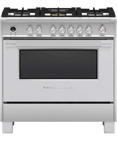 36" Fisher & paykel Dual Fuel Range  - OR36SCG6X1