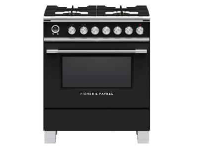 30" Fisher & paykel Dual Fuel Range - OR30SCG6B1