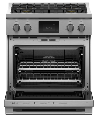 30" Fisher & Paykel Series 9 Professional Dual Fuel Range With 4 Burners - RDV3-304-L