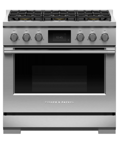 36" Fisher & Paykel Series 9 Professional Dual Fuel Range - RDV3-366-L