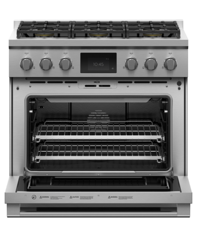 36" Fisher & Paykel Series 9 Professional Dual Fuel Range - RDV3-366-L