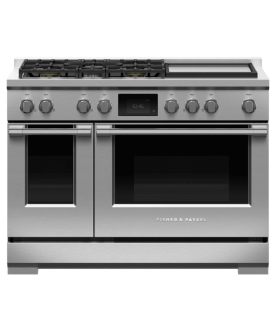 48" Fisher & Paykel Series 9 Professional Dual Fuel Range With Griddle - RDV3-485GD-L