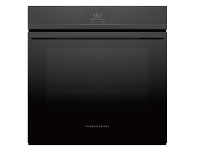 24" Fisher & paykel Series 9 Minimal Built-In Wall Oven In Black - OB24SDPTB1