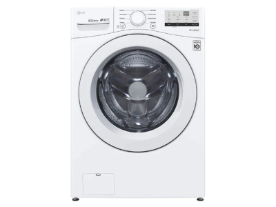 27" LG 5.2 Cu. Ft. Ultra Large Front Load Washer - WM3400CW