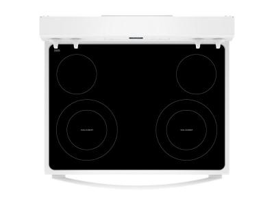 30" Whirlpool Freestanding Electric Range with 4 Elements - YWFES3530RW