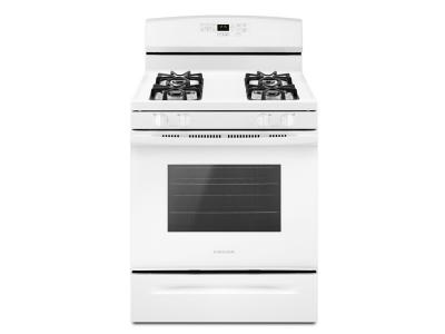 30" Amana 5.0 Cu. Ft. Gas Range With Self-Clean Option - AGR6603SFW