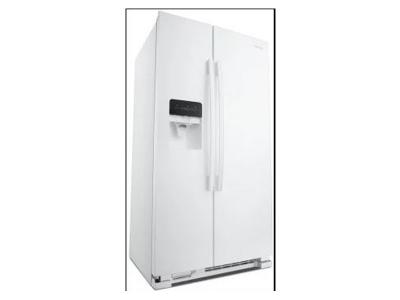 33" Amana Side-by-Side Refrigerator with Dual Pad External Ice and Water Dispenser - ASI2175GRW