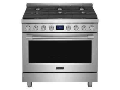 36" Frigidaire Professional Front Control Freestanding Gas Range - PCFG3670AF