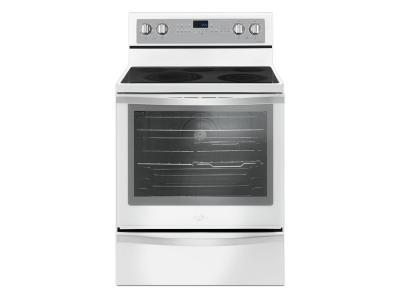 30" Whirlpool 6.4 Cu. Ft. Freestanding Electric Range With True Convection - YWFE745H0FH