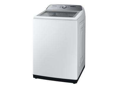 27.5" Samsung 5.8 Cu. Ft. Top Load Washer With Active WaterJet In White - WA50R5200AW