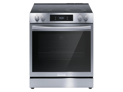 30" Frigidaire Gallery 6.2 Cu. Ft. Front Control Electric Range with Total Convection in Stainless Steel - GCFE306CBF