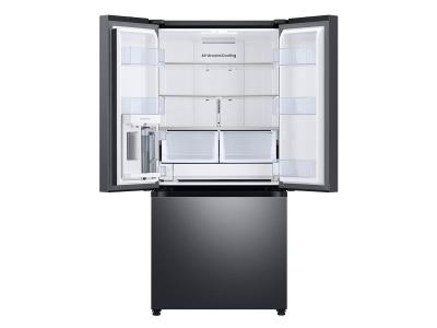 33" Samsung 24.5 Cu. Ft. French Door Refrigerator in Black Stainless Steel - RF25C5551SG/AA