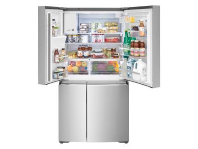 36" Frigidaire Gallery 21.5 Cu. Ft. Counter Depth 4-Door Refrigerator in Stainless Steel - GRQC2255BF