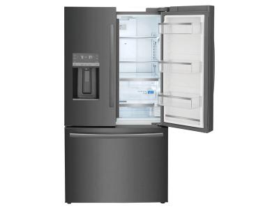 36" Frigidaire Gallery 22.6 Cu. Ft. French Door Refrigerator in Black Stainless Steel - GRFC2353AD