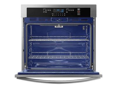 30" Samsung 5.1 Cu. Ft. Wall Oven with Wi-Fi Connectivity in Stainless Steel - NV51T5512SS