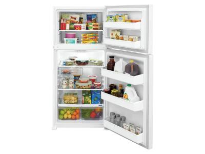 30" Frigidaire 18.3 Cu. Ft. Top Mount Refrigerator In White - FFTR1835VW