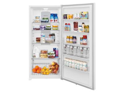 33" Frigidaire 20 Cu. Ft. Freestanding Single Door Refrigerator in White - FRAE2024AW