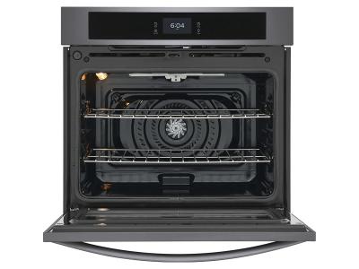 30" Frigidaire 5.3 Cu. Ft. Single Electric Wall Oven With Fan Convection In Black Stainless Steel - FCWS3027AD