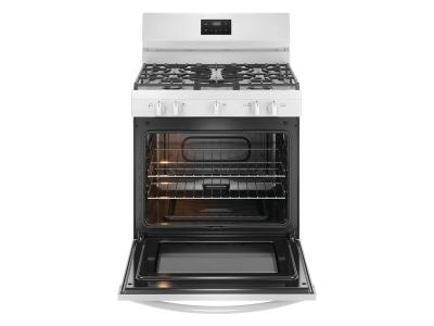 30" Frigidaire 5.1 Cu. Ft. Rear Control Gas Range - FCRG3052BW