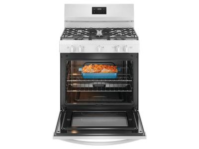 30" Frigidaire 5.1 Cu. Ft. Rear Control Gas Range - FCRG3052BW