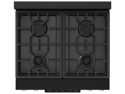 30" ThorKitchen GR Series Professional Gas Range with Tilt Panel Touch Control in Black/Stainless Steel - RSG30B-SS