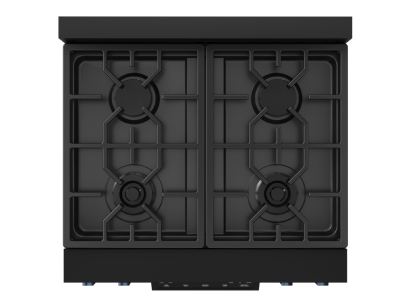 30" ThorKitchen GR Series Professional Gas Range with Tilt Panel Touch Control in Black/Blue - RSG30B-BLU