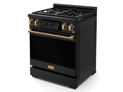 30" ThorKitchen GR Series Professional Gas Range with Tilt Panel Touch Control in Bronze - RSG30B-BRZ