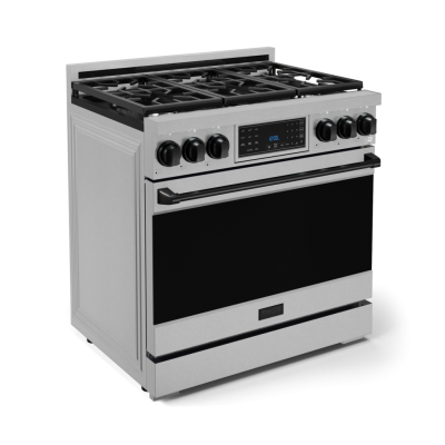 36" ThorKitchen Gordon Ramsay Series Professional Gas Range - RSG36-BLK