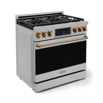 36" ThorKitchen Gordon Ramsay Series Professional Gas Range - RSG36-BRZ