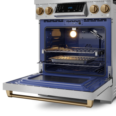 30" ThorKitchen Gordon Ramsay Series Professional Gas Range - RSG30-BRZ