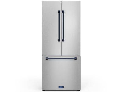 30" ThorKitchen Gordon Ramsay Series 17.7 Cu Ft French Door Refrigerator - RF3017FFD99-BLU