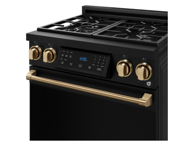 ThorKitchen GR Series Professional LP Range with Tilt Panel Touch Control in Matte Black/Bronze - RSG30BLP-BRZ