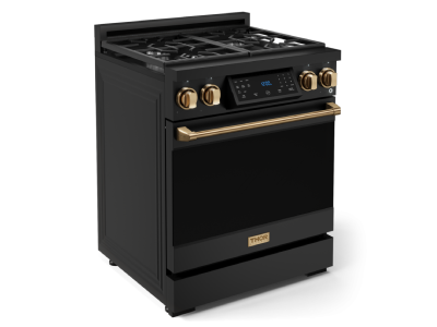 ThorKitchen GR Series Professional LP Range with Tilt Panel Touch Control in Matte Black/Bronze - RSG30BLP-BRZ