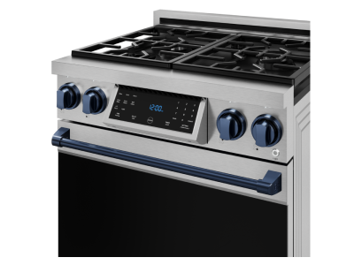 Thorkitchen GR Series Professional LP Range with Tilt Panel Touch Control in Stainless Steel/Blue - RSG30LP-BLU