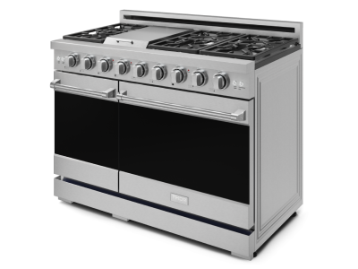 Thorkitchen Gordon Ramsay Series Professional Gas Range with Pro-Style Knobs in Stainless Steel - RSG48E