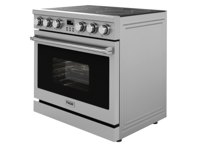 36" Thorkitchen 6.0 Cu. Ft. Contemporary Professional Electric Range - ARE36