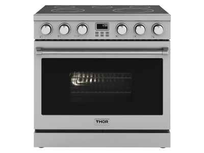 36" Thorkitchen 6.0 Cu. Ft. Contemporary Professional Electric Range - ARE36