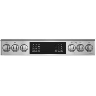 Cafe Slide-In Front Control Electric Range with Dynamic Bake - CRS70XAWCS1