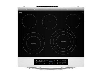 30" Whirlpool Smart Slide In Electric Range with Air Cooking Technology - YWSES7530RZ