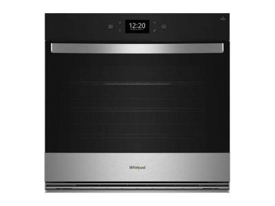 30" Whirlpool 5.0 Cu. Ft. Single Smart Wall Oven with Air Fry - WOES7030PZ