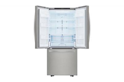 30" LG 21.8 Cu. Ft. French Door Standard-Depth Refrigerator with Ice Maker in Stainless Steel - LFCS22520S